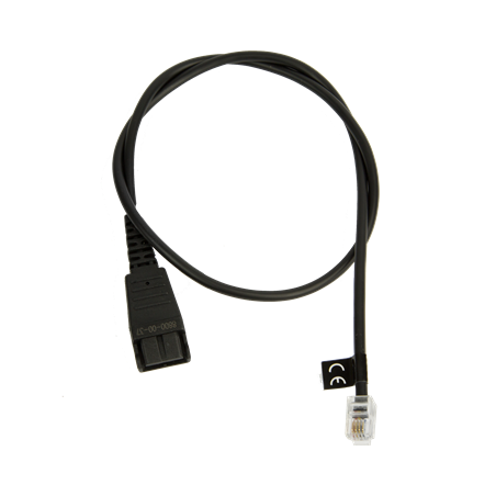 Jabra QD-RJ10, 0,5 m, straight