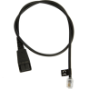 Jabra QD-RJ10, 0,5 m, straight