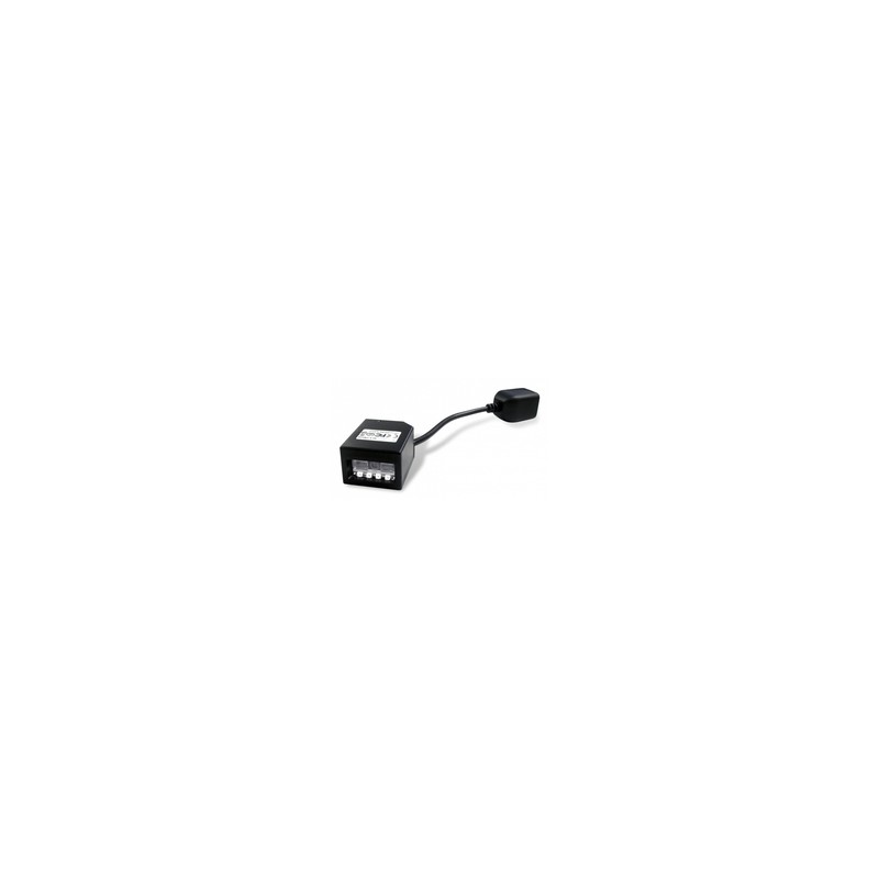 1D CCD fixed mounted reader with 2 mtr RS232 extension cable and multiplug adapter.