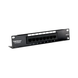 8-PORT CAT.6 UNSHIELDED/PATCH PANEL (10IN WIDE)