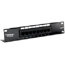 TRENDnet 8-Port CAT.6 Unshielded/Patch Panel (10IN Wide)