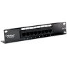 8-PORT CAT.6 UNSHIELDED/PATCH PANEL (10IN WIDE)