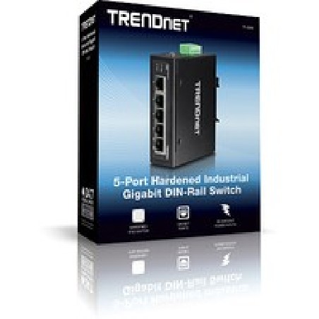TRENDnet 5-Port Hardened/Industrial Gigabit Switch
