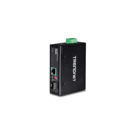 TRENDnet Hardened Industr SFP TO Gigabit/PoE+ Media Converter
