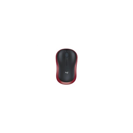 Logitech Wireless Mouse M185, red