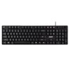 ACER drátová klávesnice AKW100,USB 2.0,5 mil. úhozů,voděodolná,Black