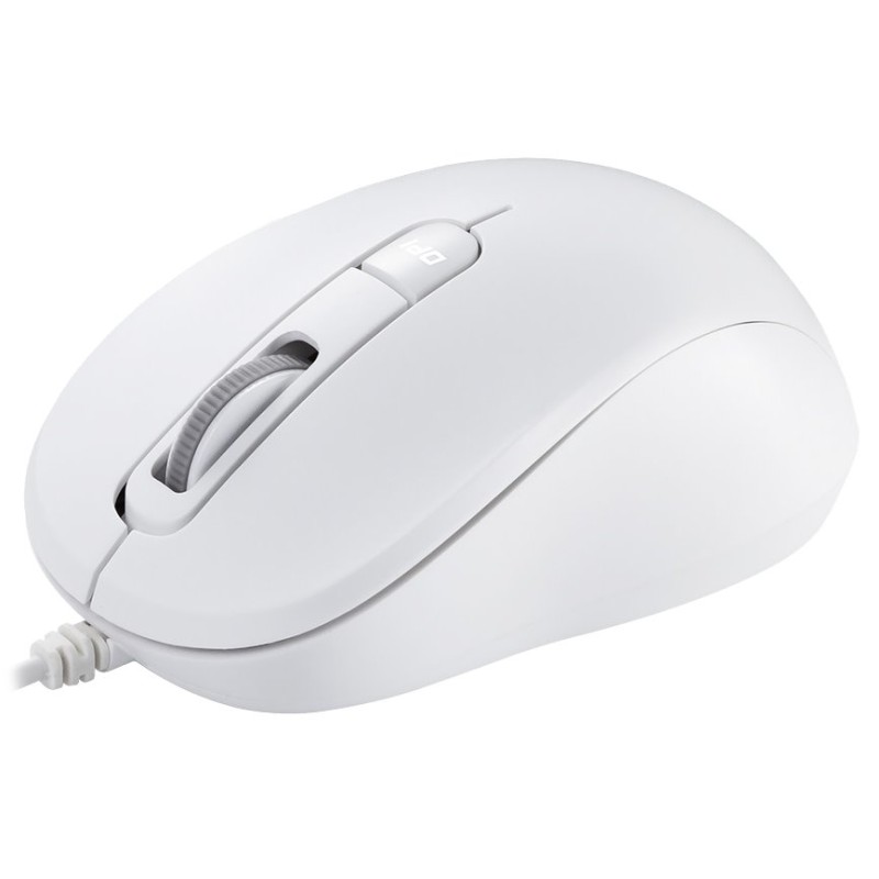 ASUS MU101C/Kancelářská/Optická/3 200 DPI/Drátová USB/Bílá