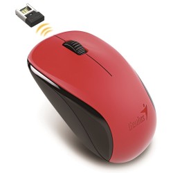 Genius NX-7000/Kancelářská/Optická/1 200 DPI/Bezdrátová USB/Červená