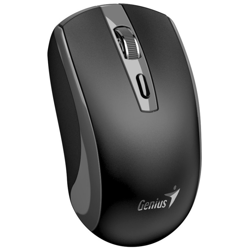 GENIUS myš ECO-8150/ 1200 dpi/ bezdrátová/ dobíjecí/ Copilot/ černo-šedá