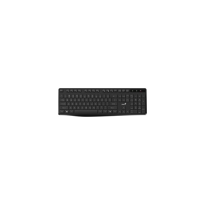 GENIUS klávesnice KB-7200, bezdrátová 2,4GHz, Mini-receiver, Copilot, CZ+SK layout, černá