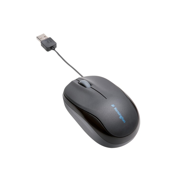 Kensington Pro Fit/Cestovní/Optická/Drátová USB/Černá