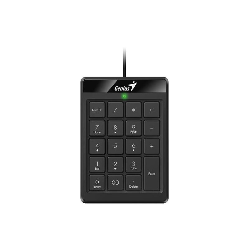 GENIUS numerická klávesnice NumPad 110/ Drátová/ USB/ slim design/ černá