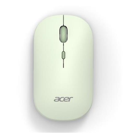 ACER Myš Wireless Mouse AMR130 Green - Dual mode 2.4GHz + BT 5.2, 4 tlačítka, 800/1200/1600 dpi, USB Polling rate 125Hz