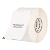Label, Polyester, 6.625x6in (168.3x152.4mm) DT, Z-Slip, Coated, Permanent Adhesive, 3in (76.2mm) core, 660/roll, 2/box, Printed