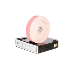 Wristband, Polypropylene, 1x10in (25.4x254mm) Direct thermal, Z-Band Fun, Adhesive closure, Cartridge, 350/roll, 6/box, Pink