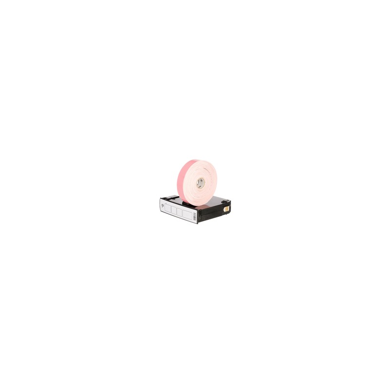 Wristband, Polypropylene, 1x10in (25.4x254mm) Direct thermal, Z-Band Fun, Adhesive closure, Cartridge, 350/roll, 6/box, Pink