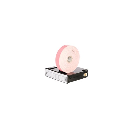 Wristband, Polypropylene, 1x10in (25.4x254mm) Direct thermal, Z-Band Fun, Adhesive closure, Cartridge, 350/roll, 6/box, Pink