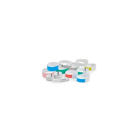 Zebra Wristband, Synthetic, 1X11IN (25.4X279.4MM) DT, Z Band Ultra Soft, Coated, Permanent Adhesive, 1IN (25.4MM) Core