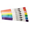 Zebra Wristband, Synthetic, 1X11IN (25.4X279.4MM) DT, Z Band Ultra Soft, Coated, Permanent Adhesive, Cartridge, 175/Roll