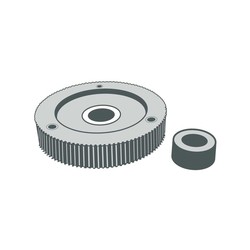 Zebra GEAR Wheel 0.5X16