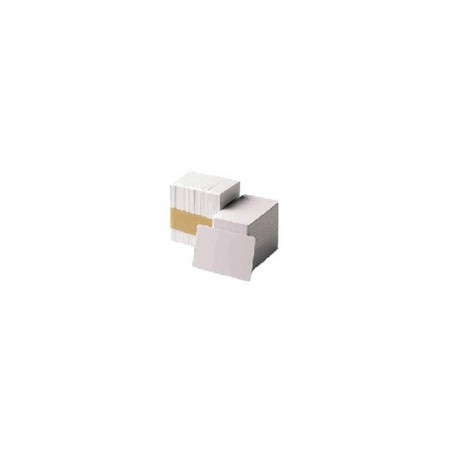 Zebra white composite cards, 30 mil, World Globe (500 cards)