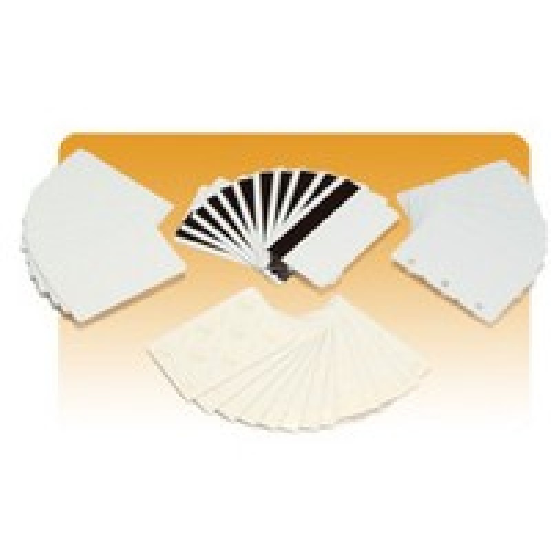 Zebra white composite cards, 30 mil, Authentic (500 cards)