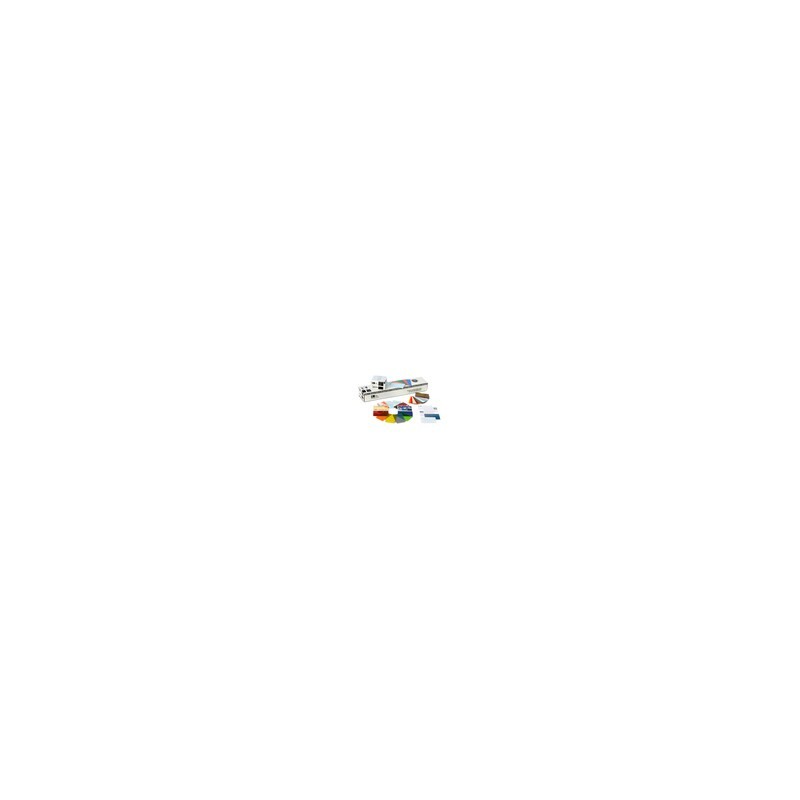 Zebra white composite cards, 30 mil, Key (500 cards)