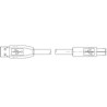 Zebra Kit,USB,I/F Cbl,6FT,A/B Gray
