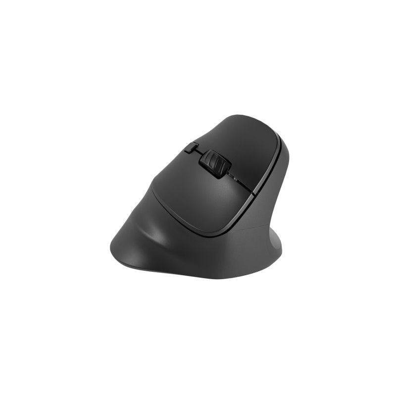 Natec CRAKE 2/Kancelářská/Optická/Pro praváky/2 400 DPI/USB+BT/Černá