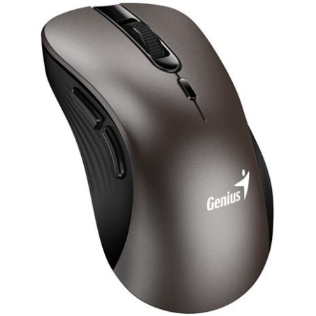 Genius Ergo 8100S/Ergonomická/Optická/Pro praváky/1 600 DPI/Bezdrátová USB/Champagne Titanium