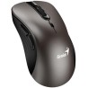 Genius Ergo 8100S/Ergonomická/Optická/Pro praváky/1 600 DPI/Bezdrátová USB/Champagne Titanium