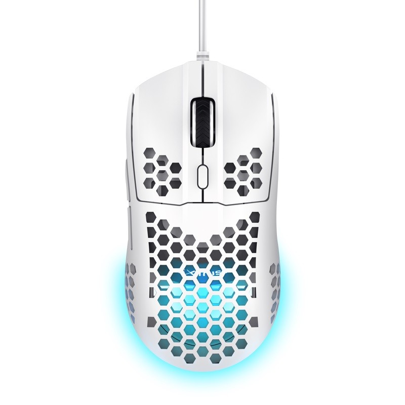 TRUST myš GXT 928 Helox Lightweight, Bílá