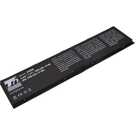Baterie T6 Power pro Dell Latitude E7440, Latitude E7450, 5800mAh, 43Wh, 4cell, Li-pol