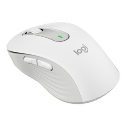 Logitech M650L/Kancelářská/Laserová/Pro leváky/Bezdrátová USB + Bluetooth/Bílá