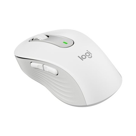 Logitech M650L/Kancelářská/Laserová/Pro leváky/Bezdrátová USB + Bluetooth/Bílá