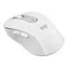 Logitech M650L/Kancelářská/Laserová/Pro leváky/Bezdrátová USB + Bluetooth/Bílá