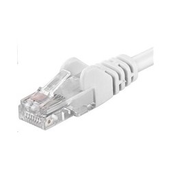 PremiumCord Patch kabel UTP RJ45-RJ45 CAT6 3m bílá