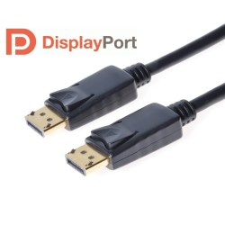 PREMIUMCORD DisplayPort 1.2 přípojný kabel M/M, zlacené konektory, 3m
