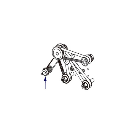 Kit Intermediate Pulley and Platen Rollers Pulley (includes Platen Rollers drive belt 203 and 300 dpi)) LH