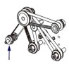 Kit Intermediate Pulley and Platen Rollers Pulley (includes Platen Rollers drive belt 203 and 300 dpi)) LH