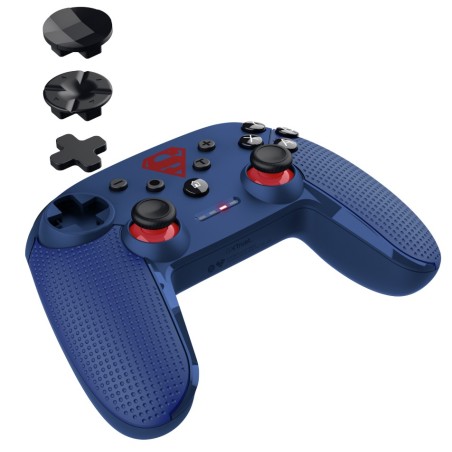 TRUST Gamepad GXT 542SM Muta Superman, pro Nintendo Switch, Bluetooth, modrá