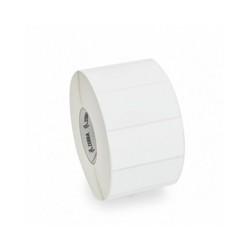 Label, Polyester, 64x44mm Thermal Transfer, Z-ULTIMATE 3000T WHITE, Coated, Permanent Adhesive, 76mm Core