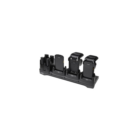 RFD40, 3 Device Slots/4 Toaster Slots, Charge Cradle with support for TC21/26. Req.PWR-BGA12V108W0WW, CBL-DC-382A1-01 and AC