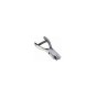 Zebra card punch (slots card for lapel clip)