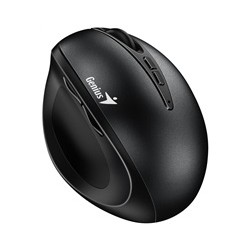 GENIUS myš Ergo 8300S Black/ vertikální/ 1600 dpi/ bezdrátová/ 7tlačítek/ tichá/ černá