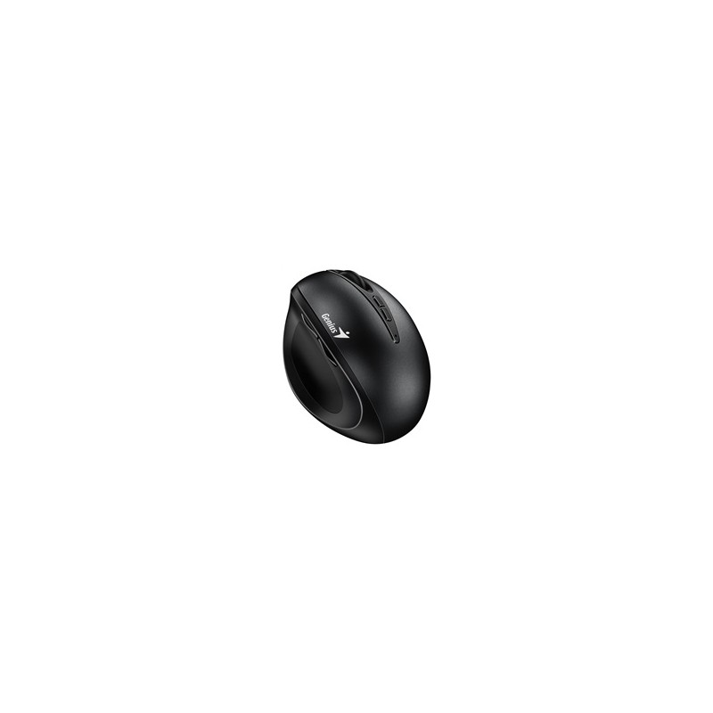 GENIUS myš Ergo 8300S Black/ vertikální/ 1600 dpi/ bezdrátová/ 7tlačítek/ tichá/ černá