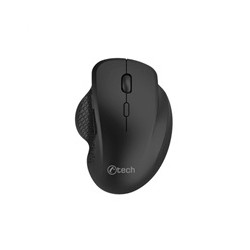 C-TECH Myš WLM-14BK Dual mode, bezdrátová, BT5.0 + 2,4GHz, 1600DPI, 6 tlačítek, USB nano receiver, černá