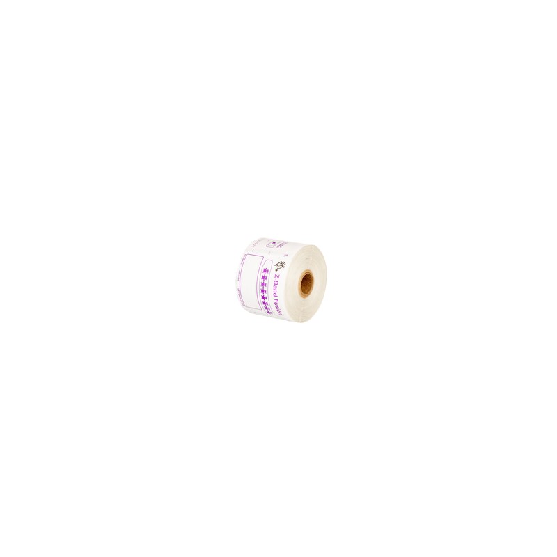 Wristband, PolyPro/PET, 3 x 11in (76x279mm) DT, Z-Band Fusion, Adhesive Closure, Infant w/ Label, 200/roll, 5 rolls/case, 5"OD