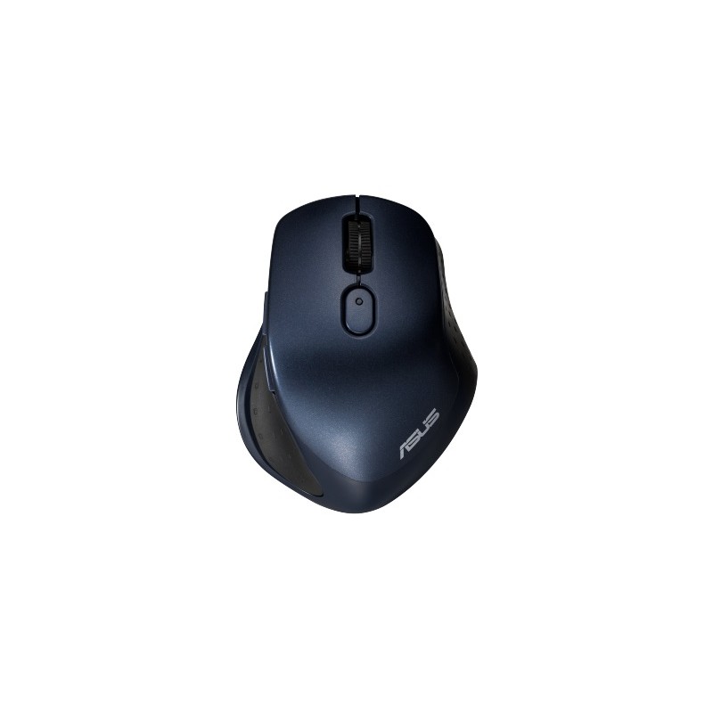 ASUS MW203 Multi-Device Wireless Silent Mouse/Ergonomická/Optická/Pro praváky/2 400 DPI/USB+BT/Modrá
