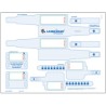 Wristbands/Tags, Paper/PET, 8.5x11in (216x279mm) Laser, LaserBand 2 Advanced, Adhesive Closure, Adult/Infant, , 500 sheets/box